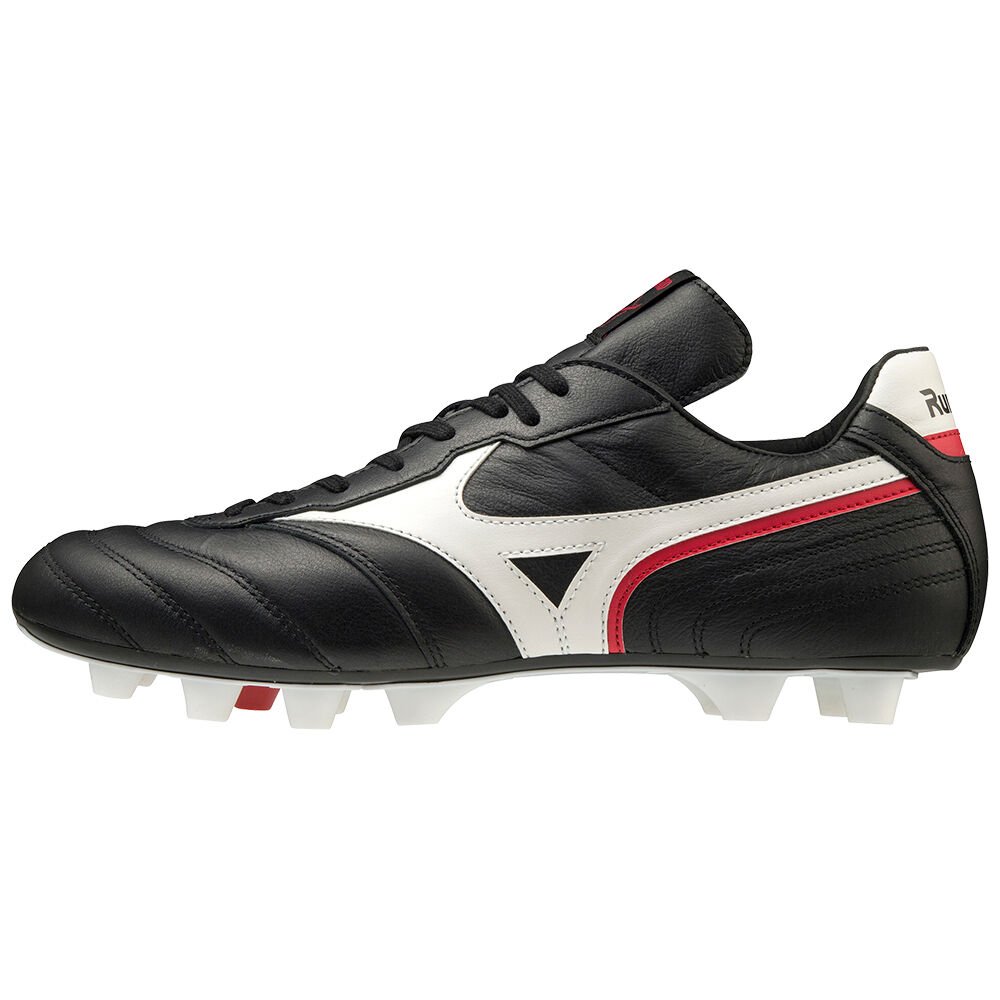Damske Kopačky Mizuno Morelia Zero Japan Čierne/Biele/Červené Vypredaj CTEW97821